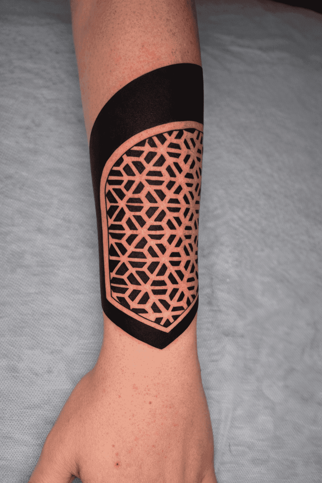Black and grey portrait tattoo - Brazilian tattoo artist LA