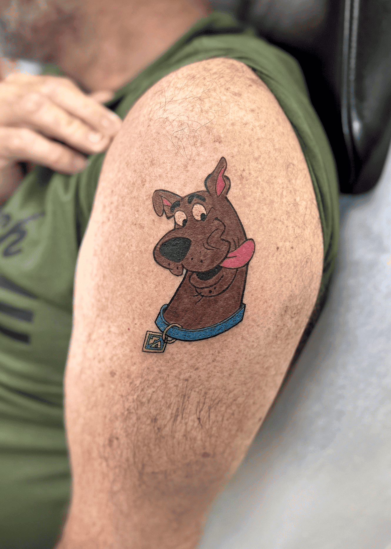 Black and grey ink tattoo - Venice Beach walk-in tattoo artist